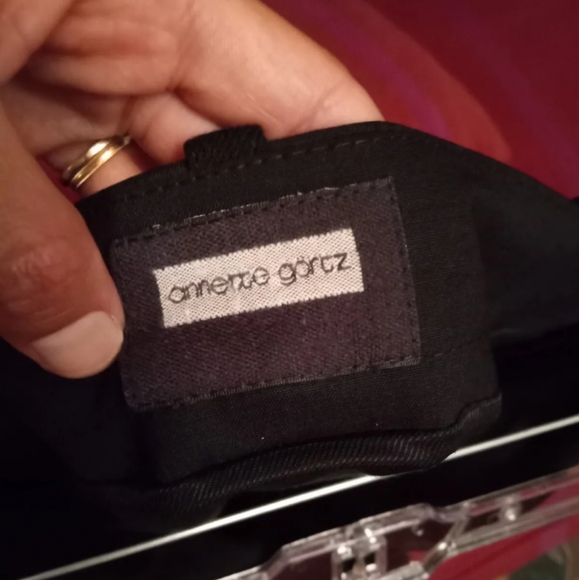 Annette Gortz Pencilcut - Belt.Virgin Wool black shirt size38 M.Made in Germany - Picture 4 of 12